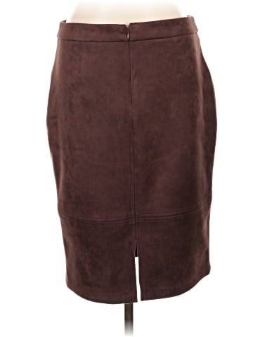 Ivanka Trump Faux Leather Skirt (view 2)