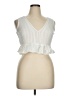 Coco + Jaimeson 100% Cotton White Sleeveless Blouse Size XL - photo 1