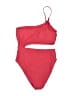 Gianni Bini Solid Red One Piece Swimsuit Size XS - photo 2