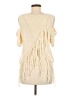 BCBGMAXAZRIA Ivory Sweater Vest Size M - photo 2