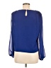 Shein 100% Polyester Blue 3/4 Sleeve Blouse Size 6 - photo 2