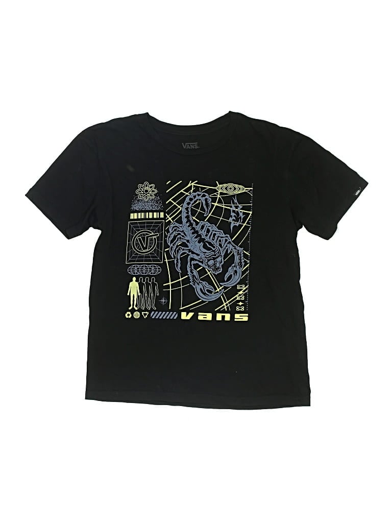 Pre-owned Vans Kids' Short Sleeve T-shirt In Black