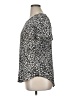 Chelsea & Theodore 100% Polyester Animal Print Silver Short Sleeve Blouse Size XL - photo 5