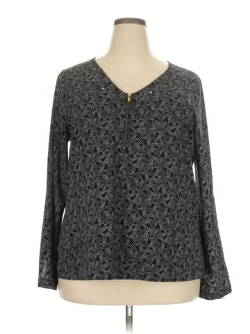 Simplee Long Sleeve Blouse (view 1)