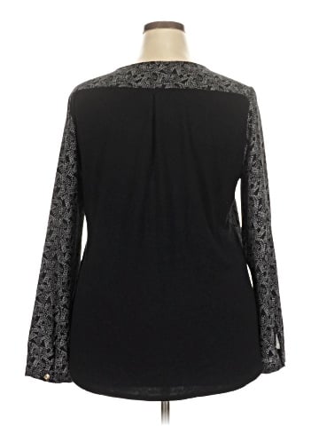 Simplee Long Sleeve Blouse (view 2)