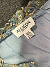 Allison 100% Polyester Paisley Blue Casual Dress Size XS - photo 7