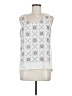 Sigrid Olsen 100% Polyester Ivory Sleeveless Blouse Size M - photo 1