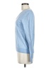 Meraki 100% Cotton Blue Long Sleeve Top Size M - photo 5