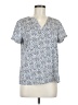 The Limited 100% Polyester Blue Short Sleeve Blouse Size M - photo 1