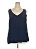Torrid 100% Rayon Blue Sleeveless Blouse Size 3X Plus (3) - photo 1