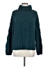 Seven7 100% Polyester Teal Turtleneck Sweater Size M - photo 1