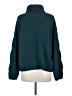 Seven7 100% Polyester Teal Turtleneck Sweater Size M - photo 2