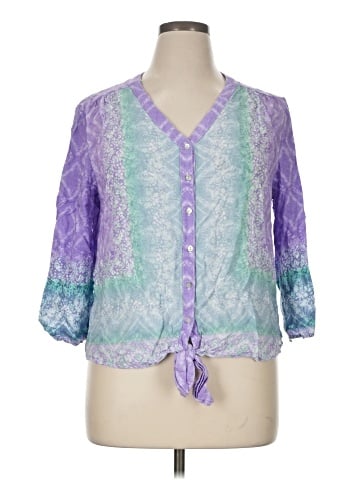 Ruby Rd. 3/4 Sleeve Blouse (view 1)