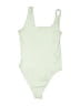 OQQ Green White Bodysuit Size M - photo 1
