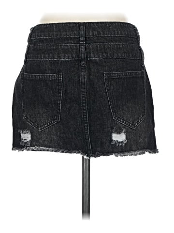 Superdown Denim Skirt (view 2)