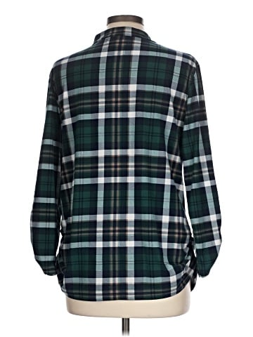 Feathers Long Sleeve Button-Down Shirt (view 2)
