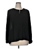 Apt. 9 100% Polyester Black Long Sleeve Blouse Size XL - photo 1