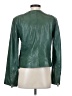 Overland 100% Leather Green Leather Jacket Size 4 - photo 2