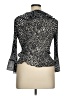 Sunny Leigh 100% Polyester Animal Print Black 3/4 Sleeve Blouse Size XL - photo 2
