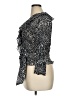 Sunny Leigh 100% Polyester Animal Print Black 3/4 Sleeve Blouse Size XL - photo 5