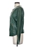 Overland 100% Leather Green Leather Jacket Size 4 - photo 5