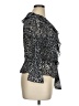 Sunny Leigh 100% Polyester Animal Print Black 3/4 Sleeve Blouse Size XL - photo 4
