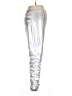 Shein 100% Polyester Metallic Silver Casual Pants Size 12 - photo 4