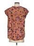Buffalo by David Bitton Floral Brown Short Sleeve Blouse Size S - photo 2