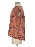 Buffalo by David Bitton Floral Brown Short Sleeve Blouse Size S - photo 5