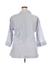 Unbranded Gray 3/4 Sleeve Button-Down Shirt Size 4X - photo 2