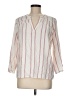 Splendid Stripes Pink 3/4 Sleeve Blouse Size M - photo 1