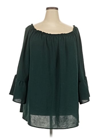 Perfectly Priscilla 3/4 Sleeve Blouse (view 1)