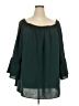 Perfectly Priscilla 100% Polyester Green 3/4 Sleeve Blouse Size 3X - photo 1