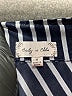 Bailey & Chloe Stripes Blue 3/4 Sleeve Blouse Size M - photo 7