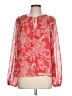 Evereve Red Long Sleeve Blouse Size L - photo 1
