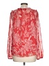 Evereve Red Long Sleeve Blouse Size L - photo 2