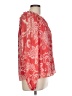 Evereve Red Long Sleeve Blouse Size L - photo 4