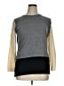Akris Punto Color Block Gray Pullover Sweater Size 14 - photo 1