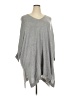 Laurie Felt Gray Poncho Size 2X - 3X - photo 1