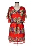 Maude 100% Polyester Paisley Red Casual Dress Size M - photo 1