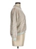 J.Crew Stripes Ivory Cardigan Size M - photo 4