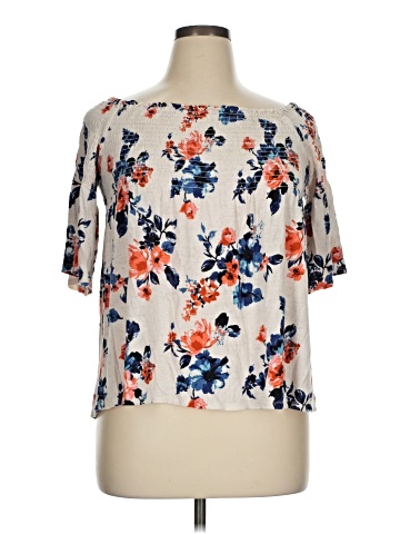 Rewind Short Sleeve Blouse (view 1)