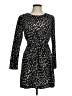 Assorted Brands Animal Print Black Casual Dress Size M - photo 1