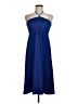 H&M Solid Blue Cocktail Dress Size M - photo 1