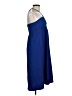 H&M Solid Blue Cocktail Dress Size M - photo 4