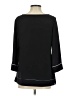 Ann Taylor 100% Polyester Black 3/4 Sleeve Blouse Size S - photo 2