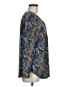 a.Jesdani Blue Long Sleeve Henley Size M - photo 4