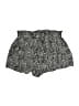 Vanilla Star 100% Rayon Animal Print Black Shorts Size S - photo 2