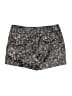 Ann Taylor LOFT 100% Polyester Paisley Gray Shorts Size 00 - photo 2