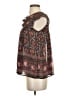 Ulla Johnson 100% Silk Brown Short Sleeve Silk Top Size 2 - photo 5